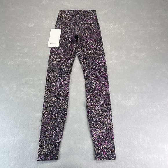 Lululemon Legging 2 Womens Topography Multi Wunder Train High-Rise 28” Legging - Picture 5 of 11